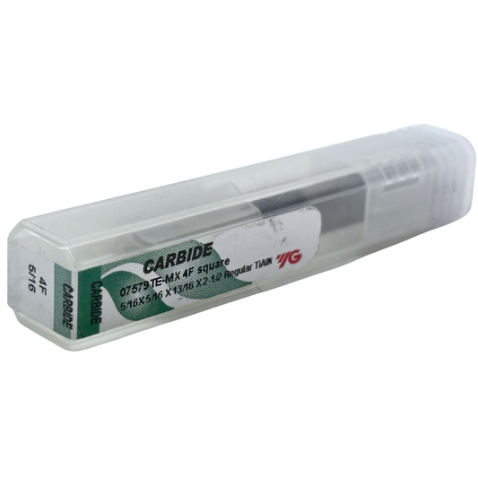 Cortador Carburo 4 Filos Punta Plana TiAlN YG-1