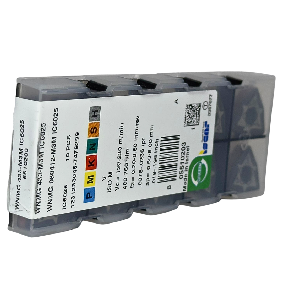Inserto WNMG 080412-M3M IC6025 Iscar