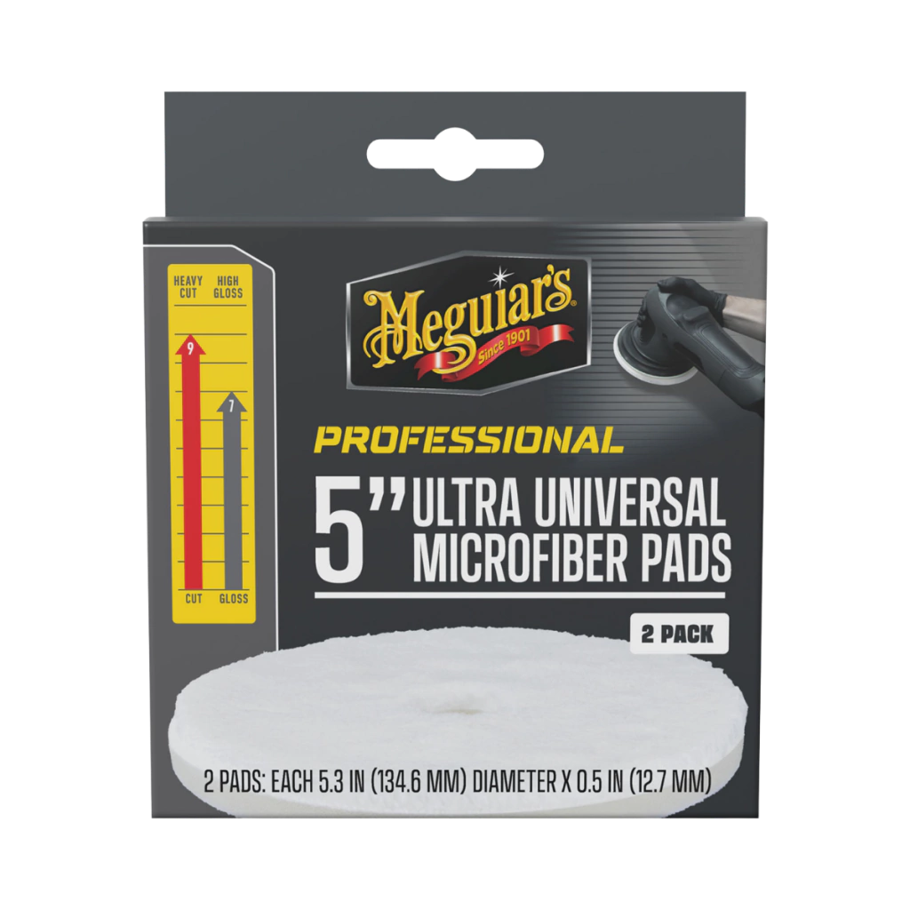 DISCOS MICROFIBRA ULTRA UNIVERSAL PROFESIONALES 5 PACK 2 MEGUIARS