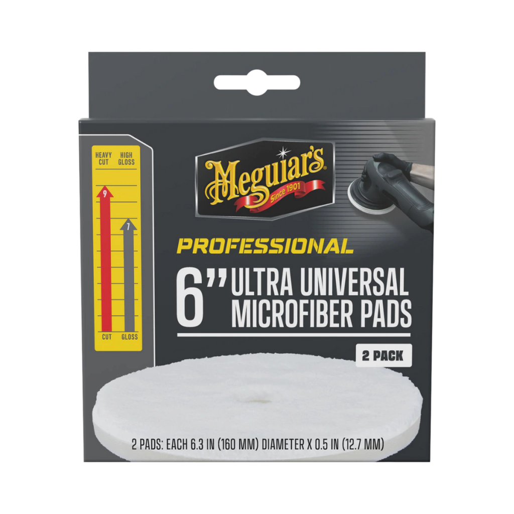 DISCOS MICROFIBRA ULTRA UNIVERSAL PROFESIONALES 6 PACK 2 MEGUIARS