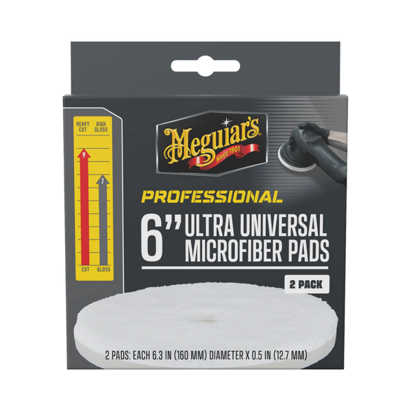 DISCOS MICROFIBRA ULTRA UNIVERSAL PROFESIONALES 6 PACK 2 MEGUIARS