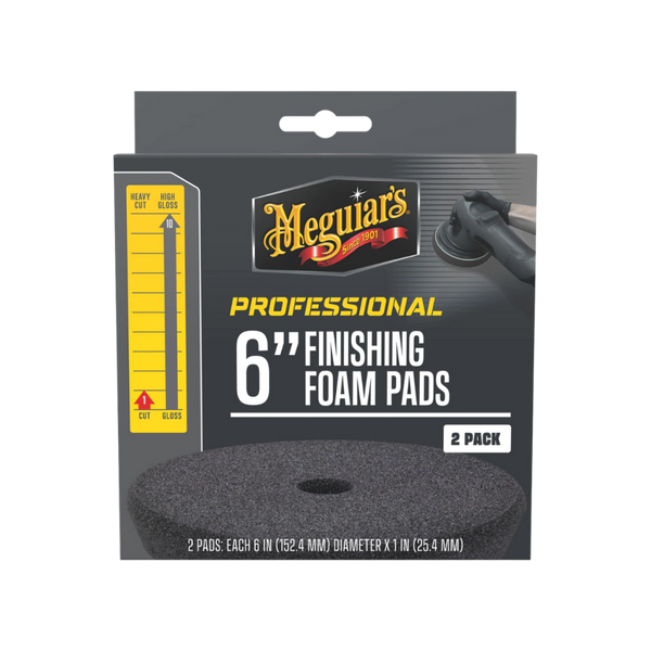 DISCO DE ESPUMA DE ACABADOS PRO 2 PIEZAS 6 MEGUIARS
