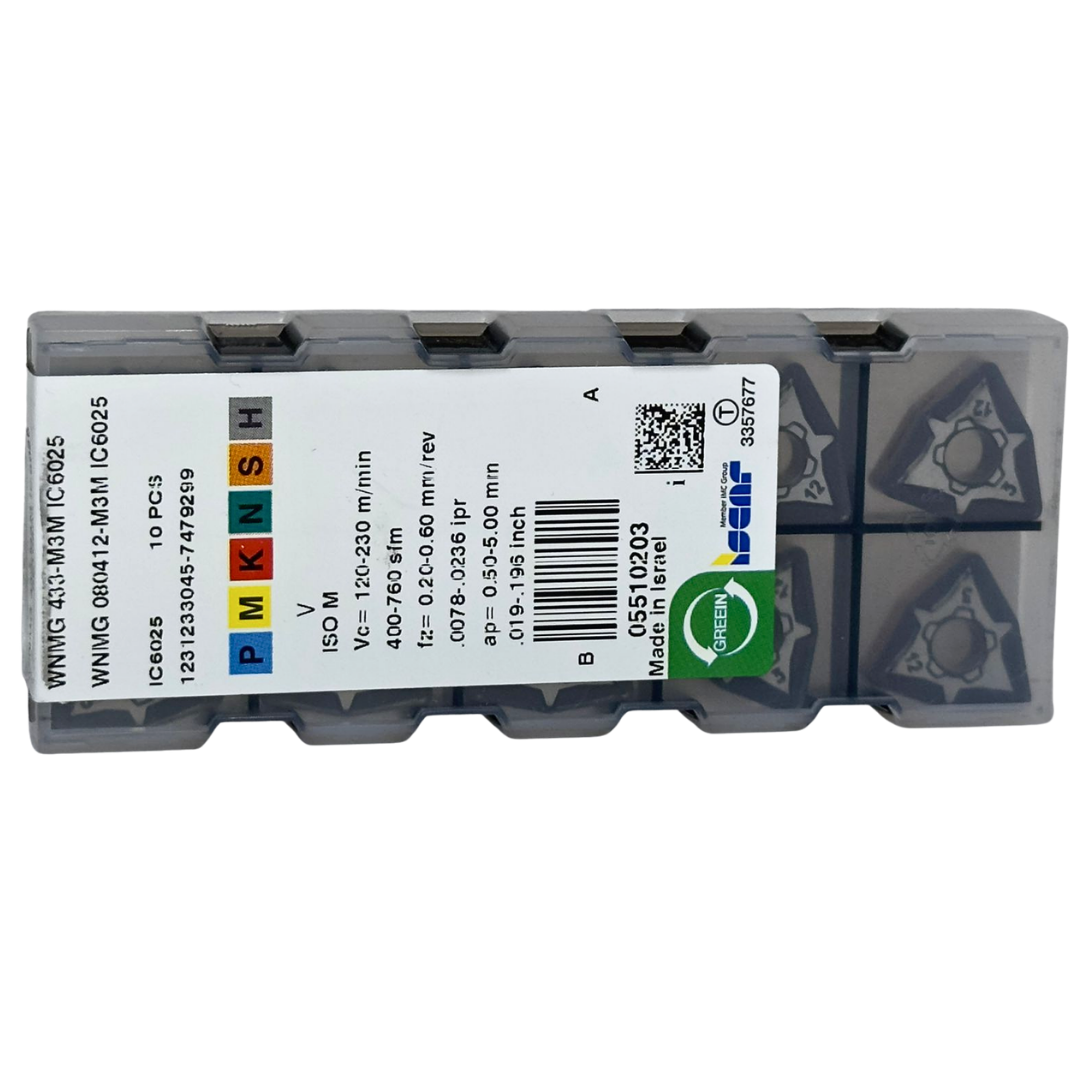 Inserto WNMG 080412-M3M IC6025 Iscar