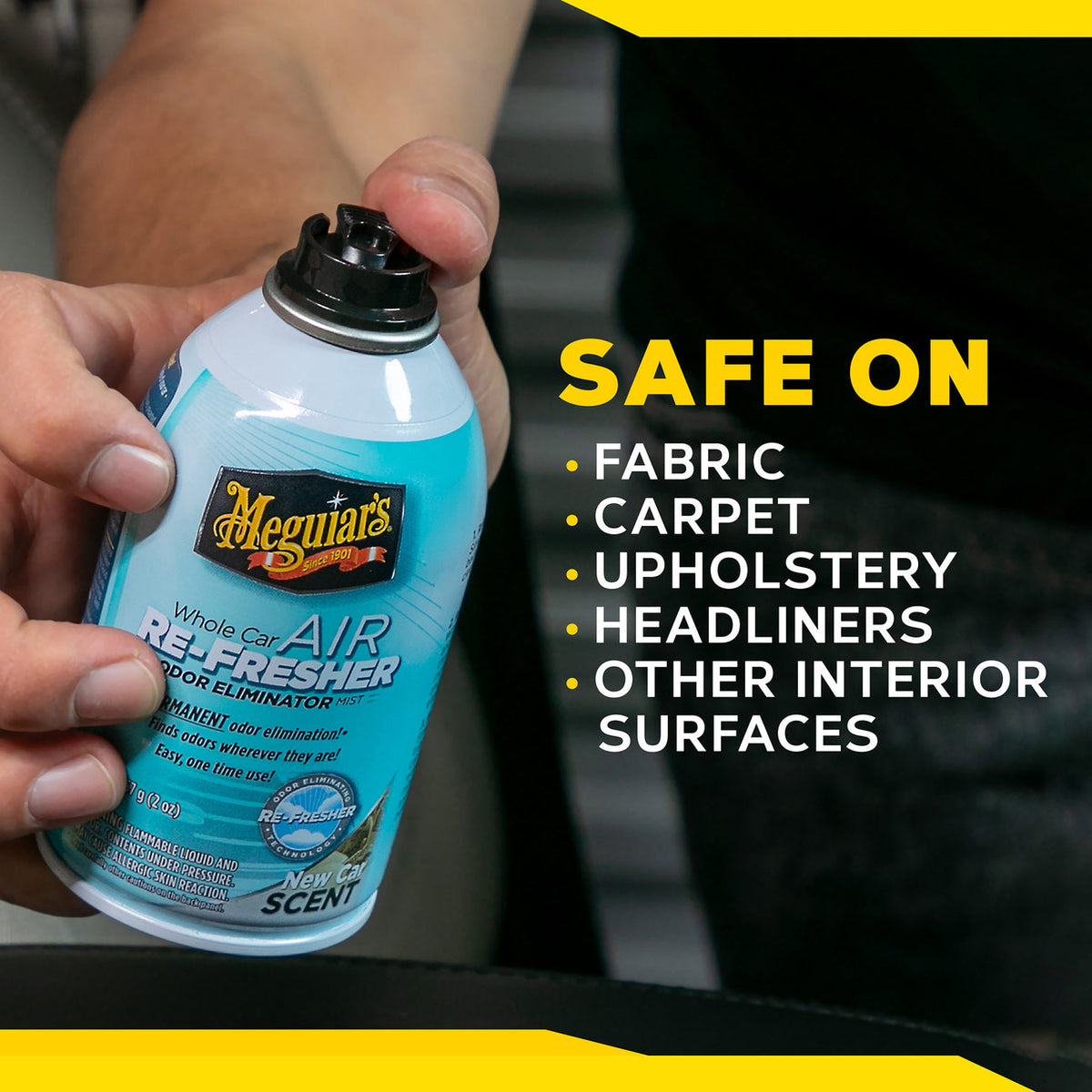 ELIMINADOR DE OLORES 57 GR AROMA AUTO NUEVO MEGUIARS