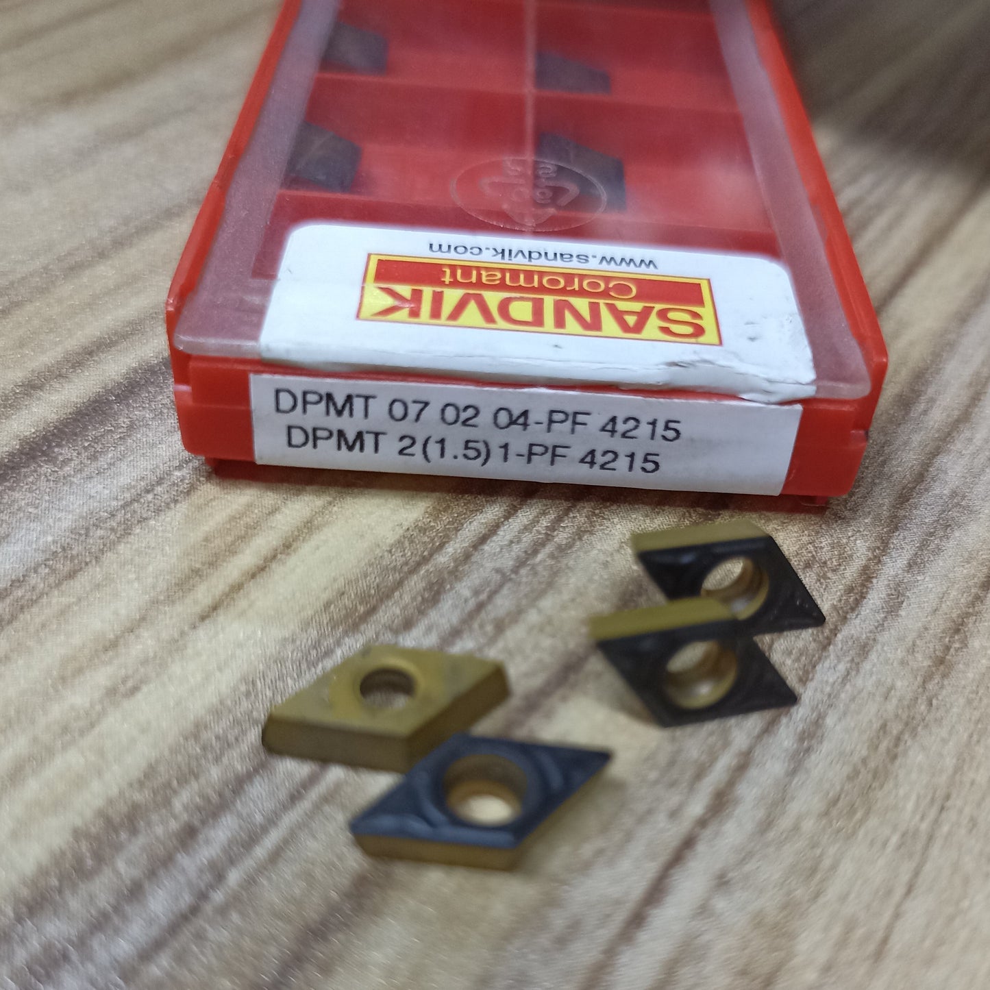 Inserto carburo DPMT 070204 Sandvik