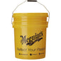 CUBETA AMARILLA CON LOGO MEGUIARS