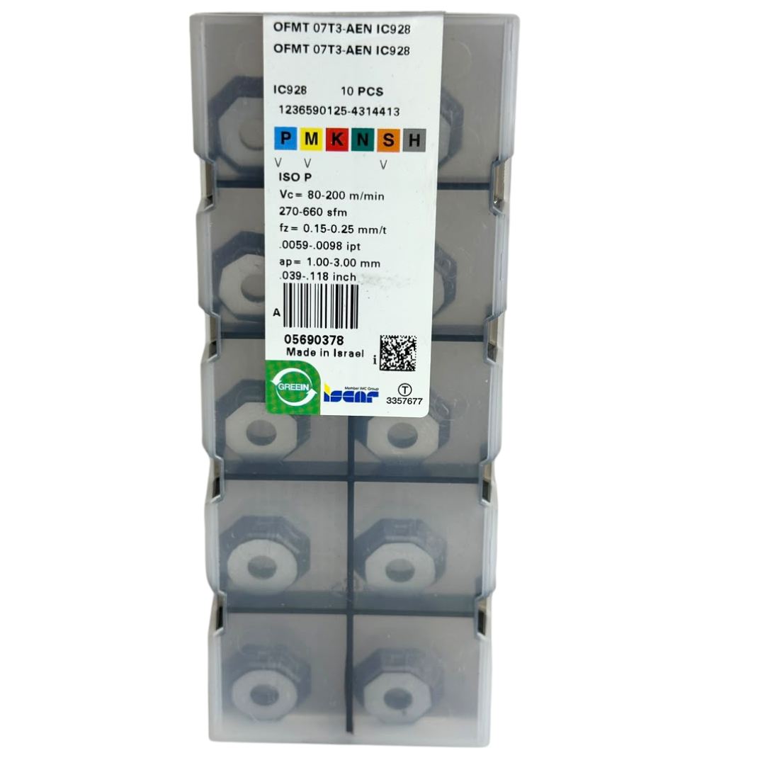 Inserto Carburo OFMT 07T-AEN IC928 Iscar