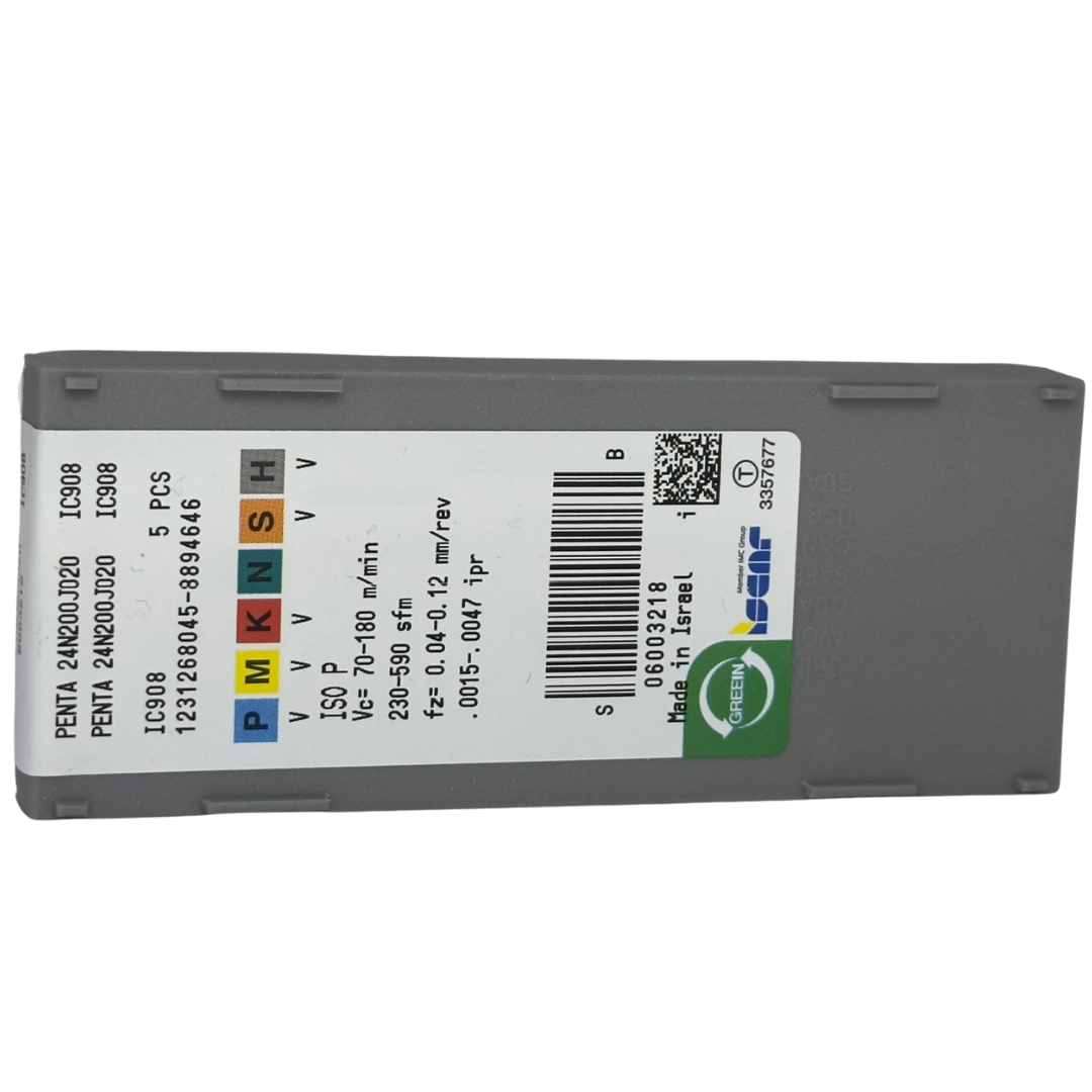 Inserto Carburo PENTA 24N200J020 IC908 Iscar