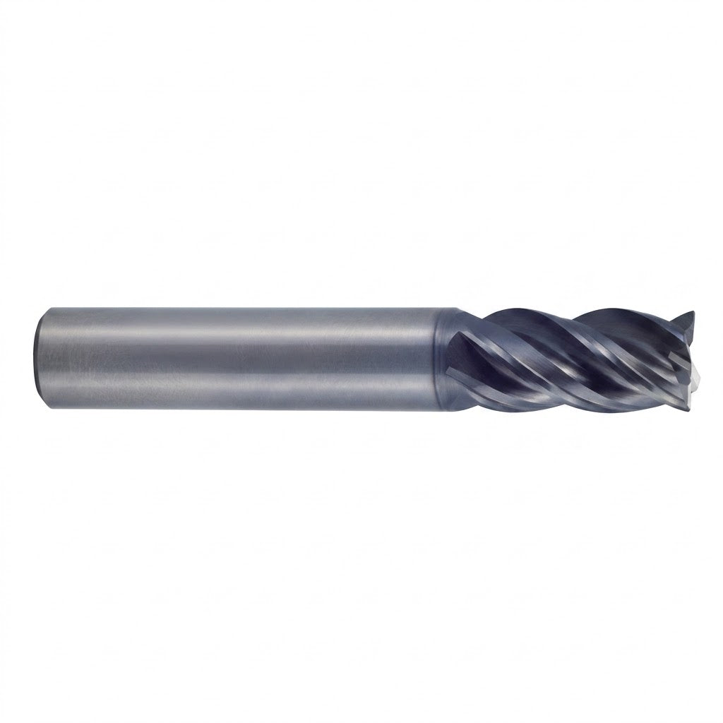 Cortador Vertical (End Mill) de Carburo Sólido de 4 Filos, Longitudes Varias YG-1