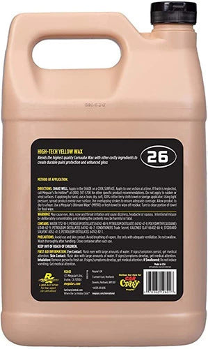 CERA 1 GALON HI-TECH YELLOW WAX MEGUIARS
